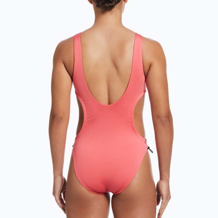 Nike Wild rózsaszín női egyrészes fürdőruha NESSD255-683 2