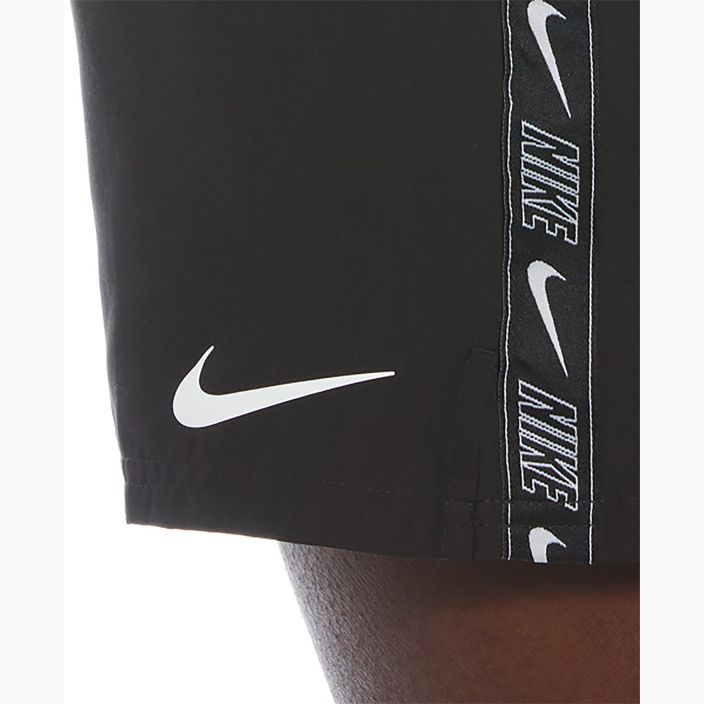 Férfi úszónadrág  Nike Logo Tape 5" Volley black 5