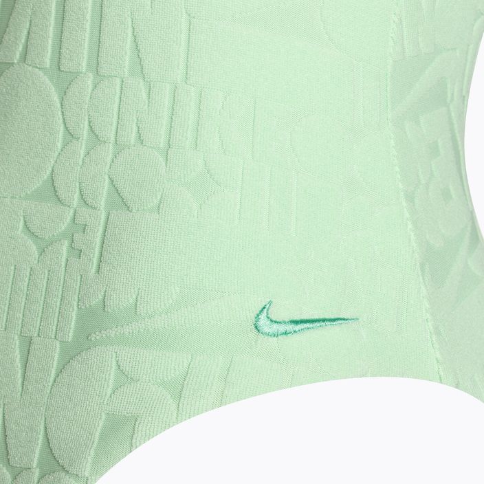 Női egyrészes fürdőruha Nike Retro Flow Terry vapor green 3