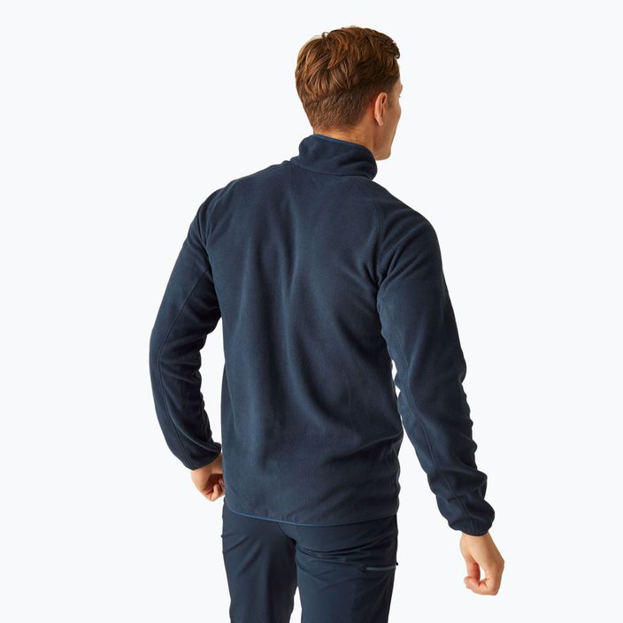 Férfi REGATTA Hadfield fleece pulóver, tengerészkék színű 3