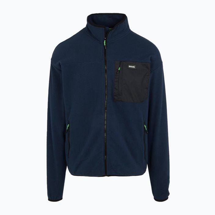 Férfi REGATTA Frankie Full Zip fleece melegítőfelső navy színben 5