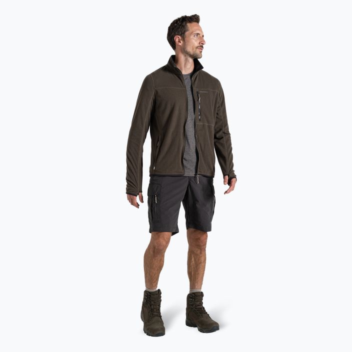 Férfi Craghoppers NosiLife Cargo Short III fekete bors trekking rövidnadrág 2