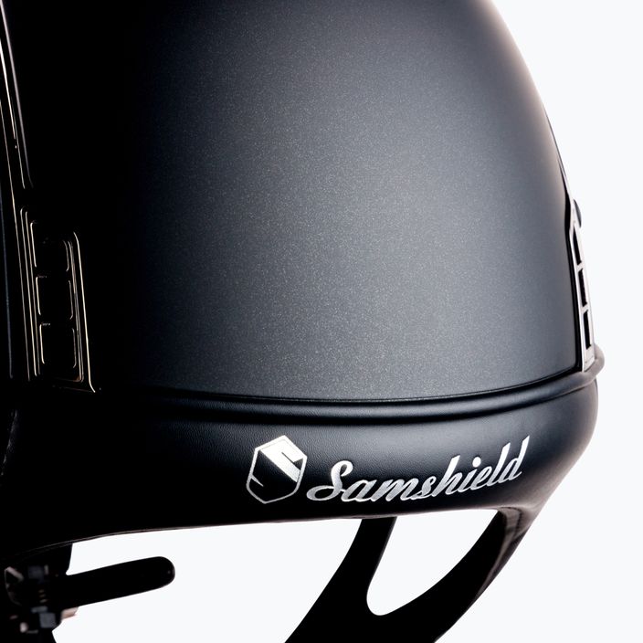 Samshield Miss Shield Shadowmatt lovagló sisak fekete 3125659035528 6