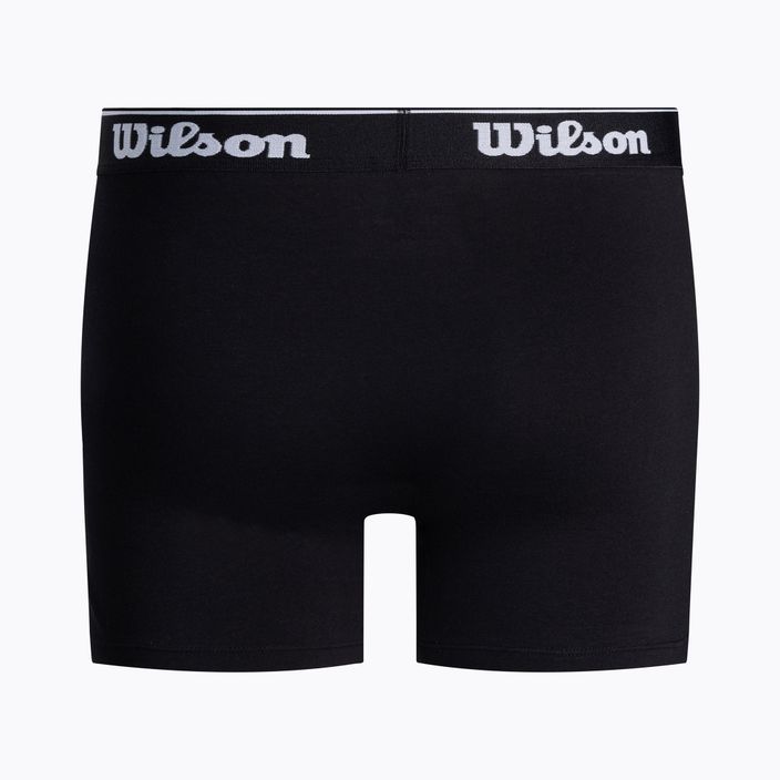 Férfi boxeralsó 2-Pack Wilson fekete, lime W875V-270M 4