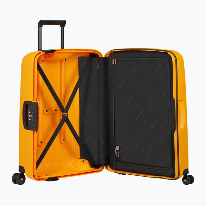 Samsonite S'cure Spinner 79 l honej sárga utazótáska 6