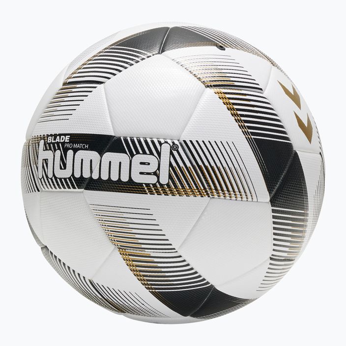 Hummel Blade Pro Match FB labdarúgó fehér/fekete/arany méret 5 4