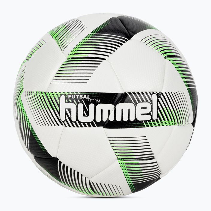 Hummel Storm FB labdarúgó fehér/fekete/zöld méret 3