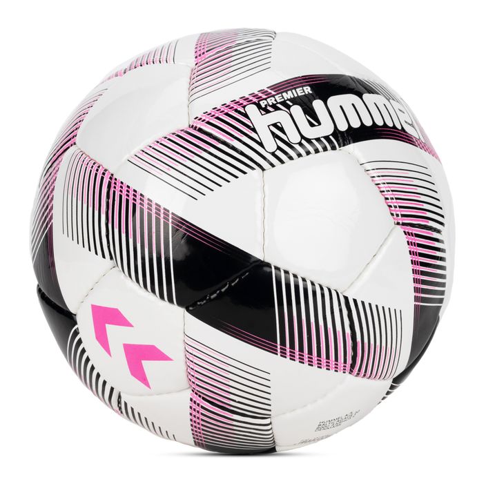 Hummel Premier FB labdarúgó fehér/fekete/rózsaszín 4-es méret 2