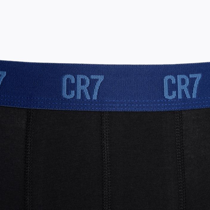 Férfi CR7 Basic Trunk boxeralsó 3 pár fekete/kék 4