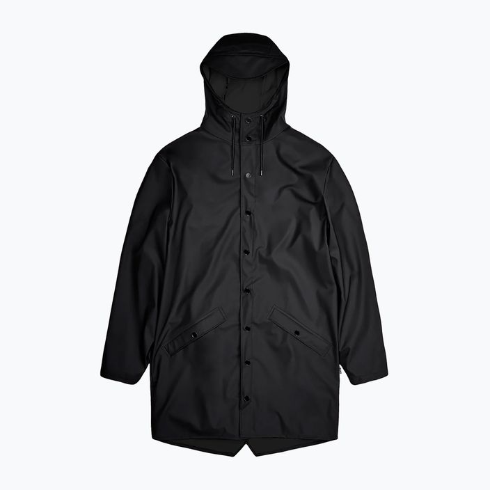 Rains hosszú kabát W3 fekete 3