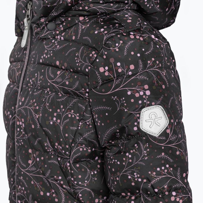 Szín Gyerek kabát Steppelt AOP AF 8.000 fekete/rózsaszín pehelypaplan kabát 740728 3