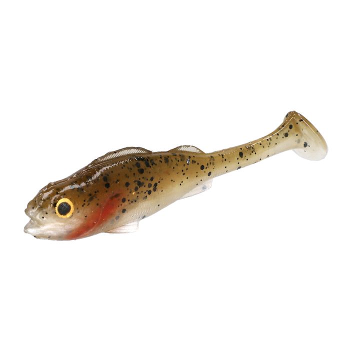 Mikado Real Fish 4db barna gumicsali PMRFP-9.5-RUFFE 2