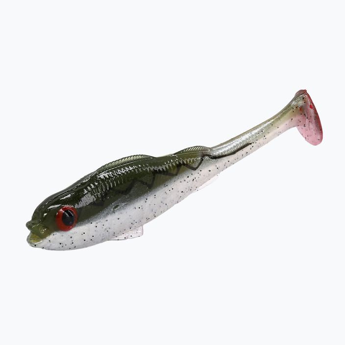 Mikado Real Fish Frog lágy csali 4 db fehér-zöld PMRFP-9.5-FROG
