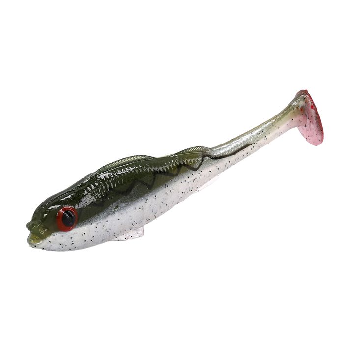Mikado Real Fish Frog lágy csali 4 db fehér-zöld PMRFP-9.5-FROG 2