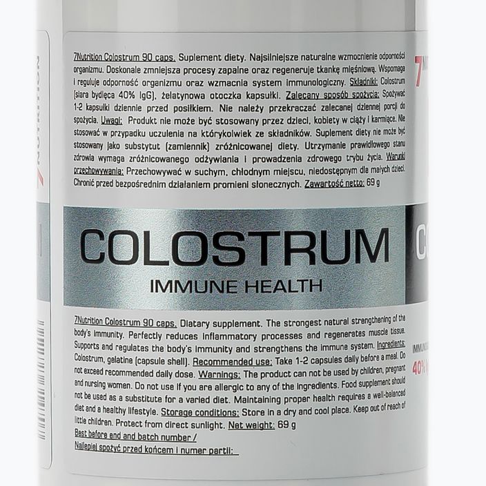 Colostrum 600mg 7Nutrition immunrendszer 90 kapszula 7Nu000434 3