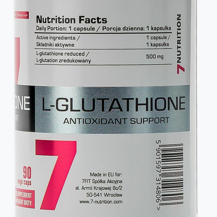 L-Glutation 7Nutrition antioxidáns 90 kapszula 7Nu000466 3