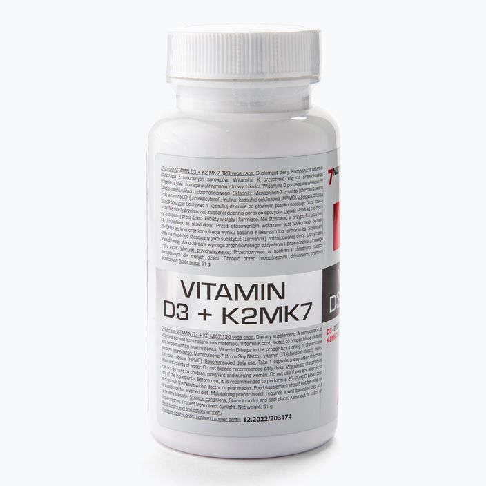 D3+K2 MK7 7Nutrition vitamin készlet 120 kapszula 7Nu000443 2