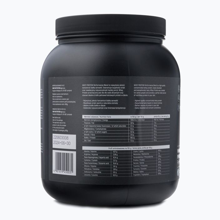 Whey Protein Raw Nutrition 900g kókuszdió WPC-59016 3