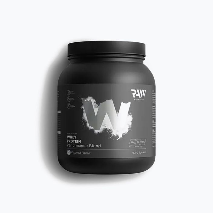 Whey Protein Raw Nutrition 900g kókuszdió WPC-59016 4