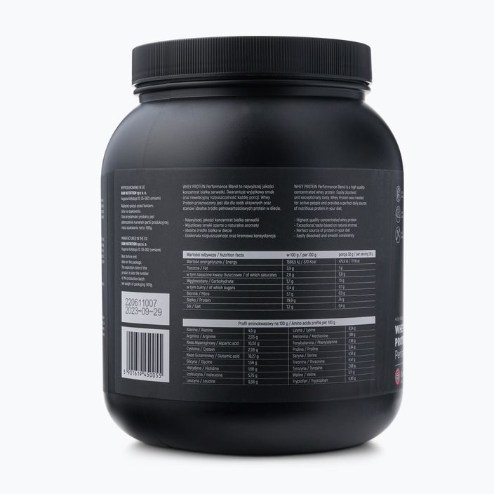 Whey Protein Raw Nutrition 900g málna WPC-59016 3