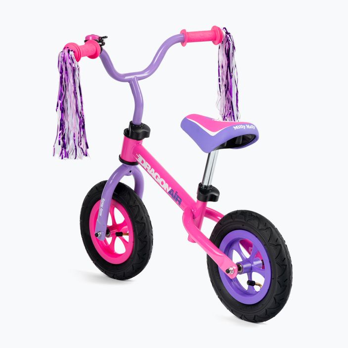 Milly Mally Mally Dragon Air pedálos kerékpár rózsaszín és lila 1634 3