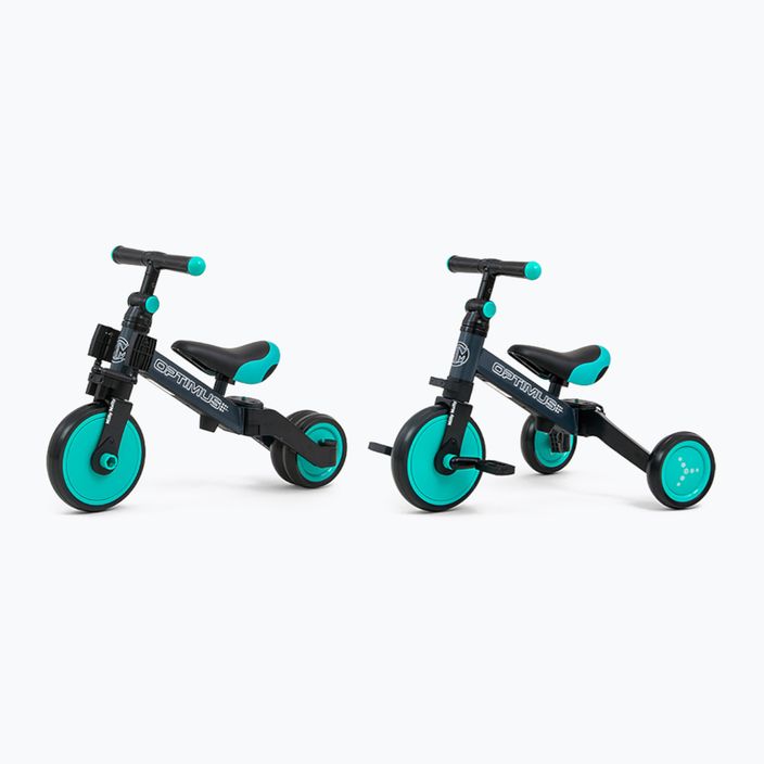Milly Mally 3in1 Optimus pedálos kerékpár fekete/zöld 2713 8