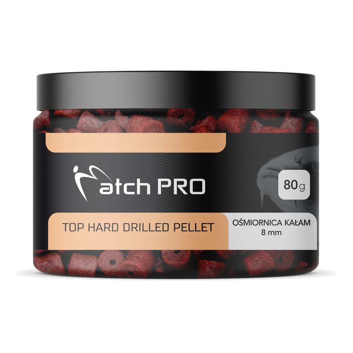 MatchPro Top Hard Drilled Octopus és Squid horog pellet 12 mm piros 979540 2