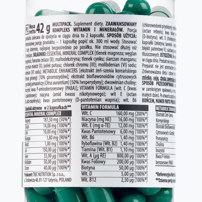 Multi Pack Trec vitamin készlet 120 kapszula TRE/222 2