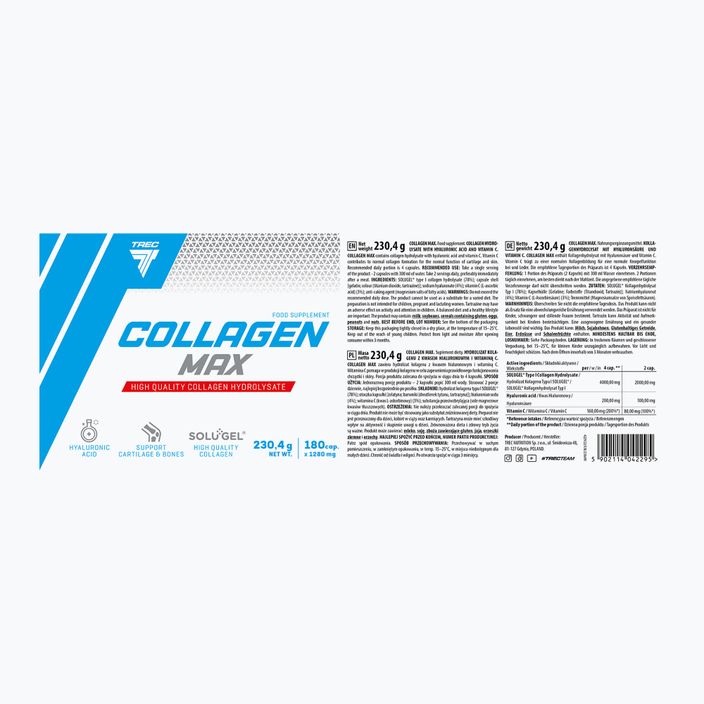 Trec Collagen Max 180 kapszula 2