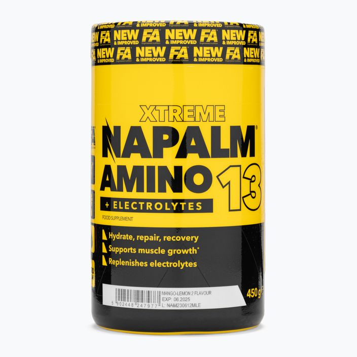 Aminosavak Fitness Authority Napalm Amino13 450 g mangó/citrom