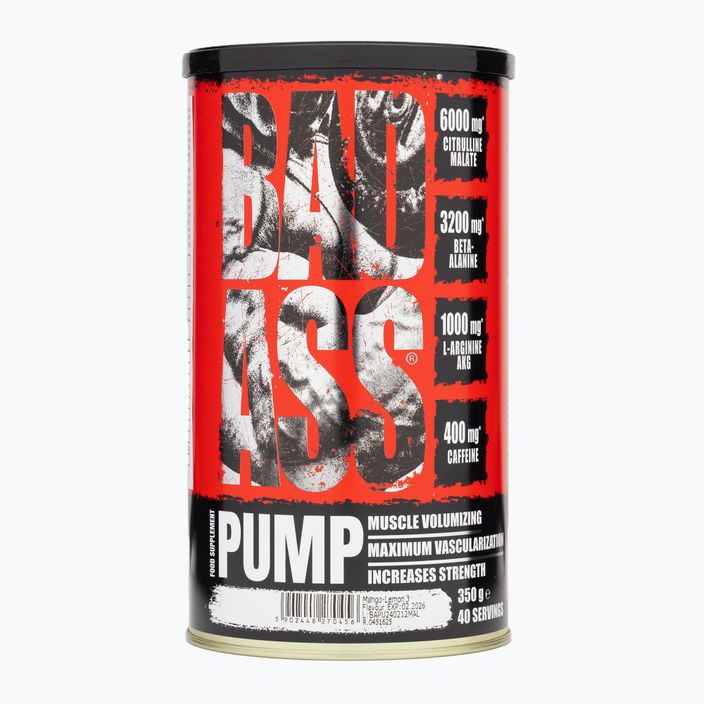 Fitness Authority edzés előtti Bad Ass Pump 350 g mangó/citrom