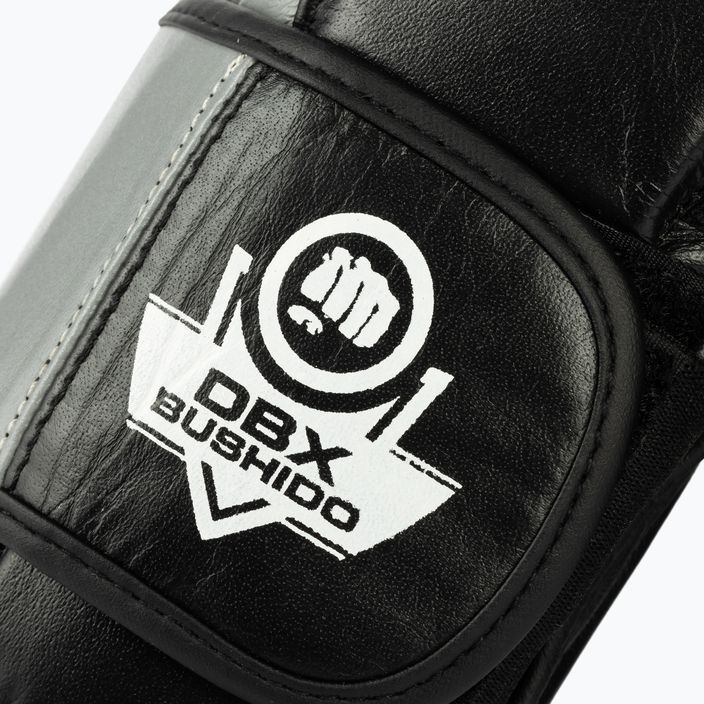 Bushido Muay Thai bokszkesztyű természetes bőr fekete ARB-431sz-14oz 5