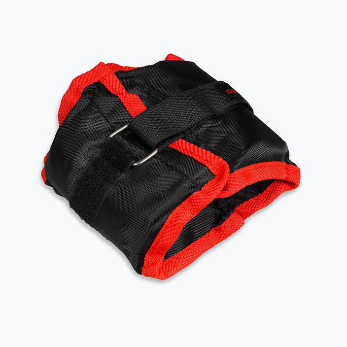 Bushido boka- és csuklósúlyok 2x1 kg fekete/piros OB1 2