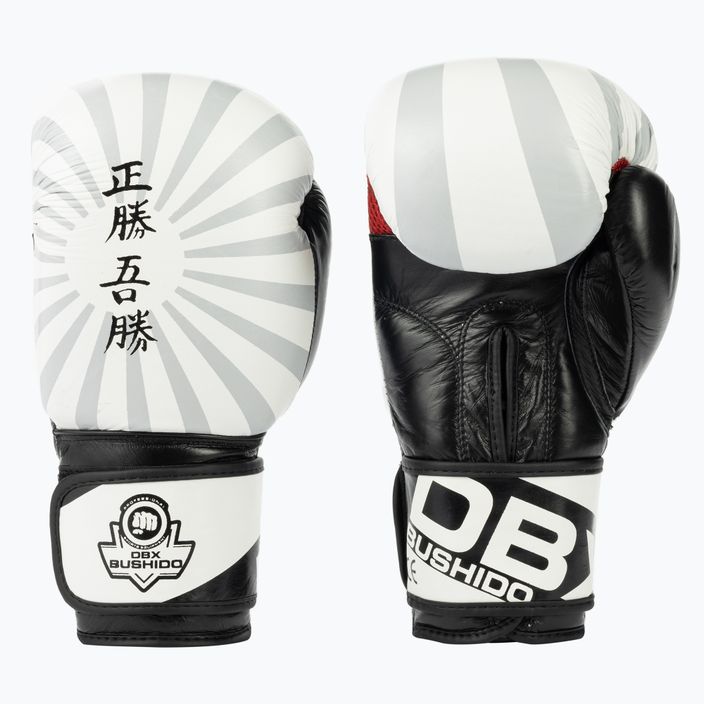 Bushido Japan  sparring boxkesztyű fehér B-2v8-12oz 3