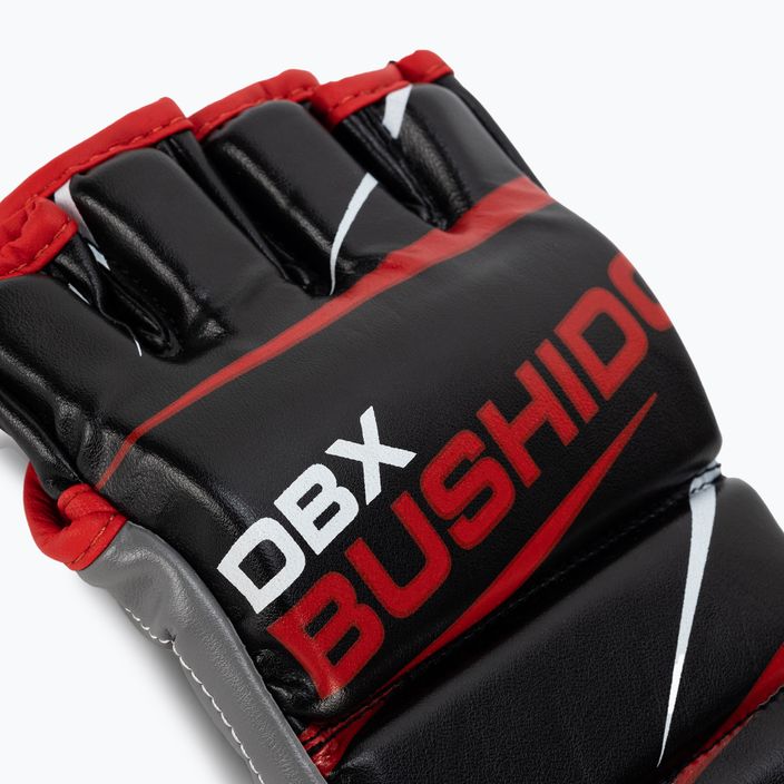 Bushido edzőkesztyű MMA és zsákos edzéshez fekete és piros E1V6-M 5