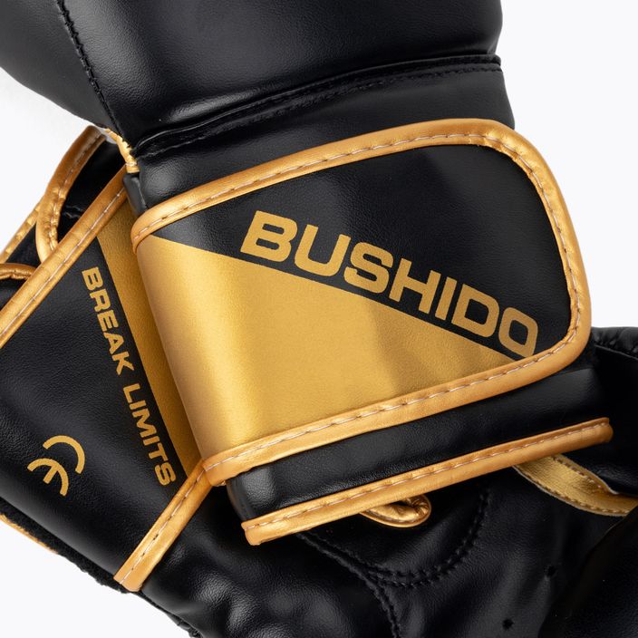DBX BUSHIDO B-2v10 fekete-arany bokszkesztyű 4