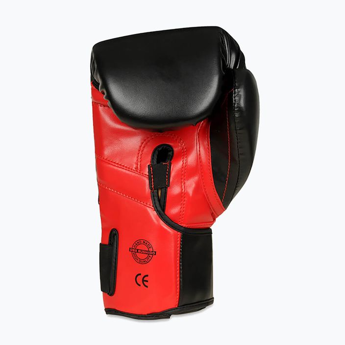 DBX BUSHIDO "Hammer - Red" Muay Thai bokszkesztyű fekete/piros 5