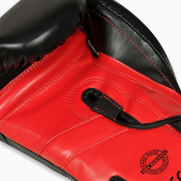 DBX BUSHIDO "Hammer - Red" Muay Thai bokszkesztyűk fekete/piros 9