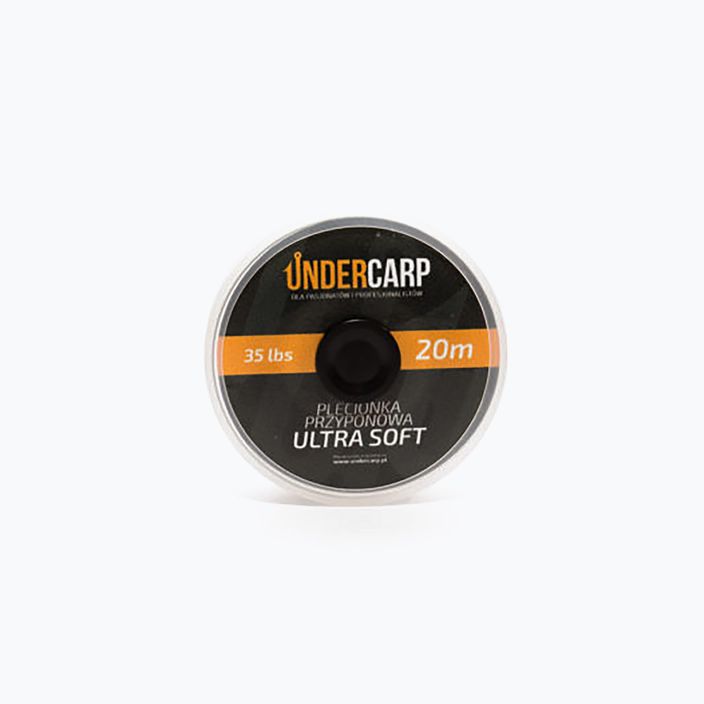 UNDERCARP ponty fonott zsinór Ultra Soft leader zöld UC83 2