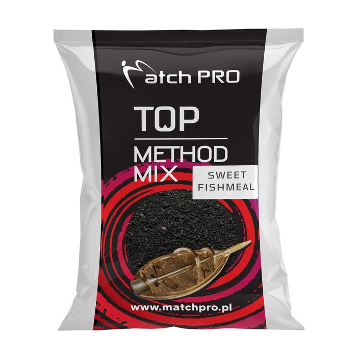 MatchPro Methodmix Sweet Fishmeal horgászatra való alapozócsali fekete 978321 2