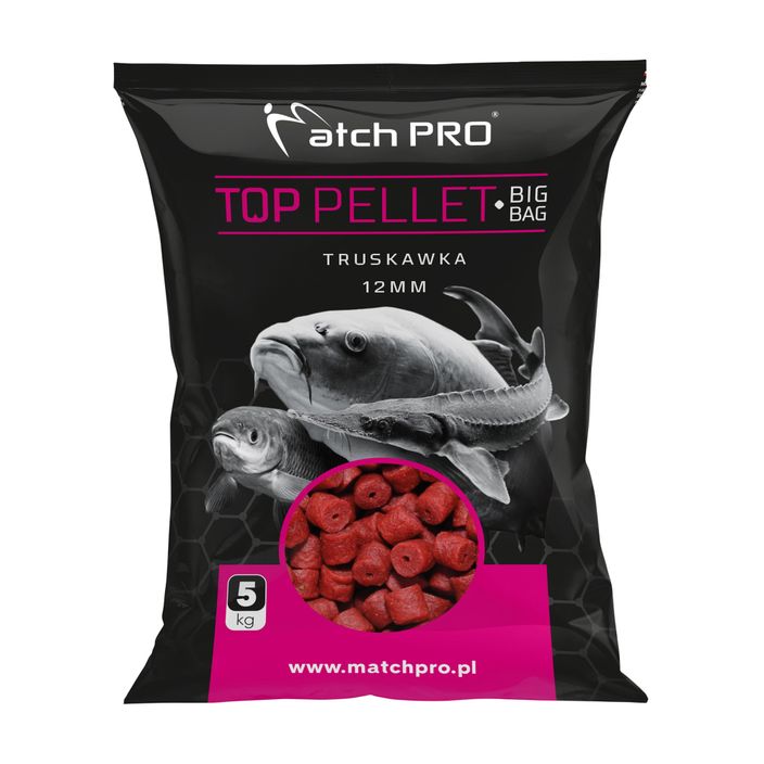 Ponty pellet MatchPro Big Bag Strawberry 12mm piros 977056 2