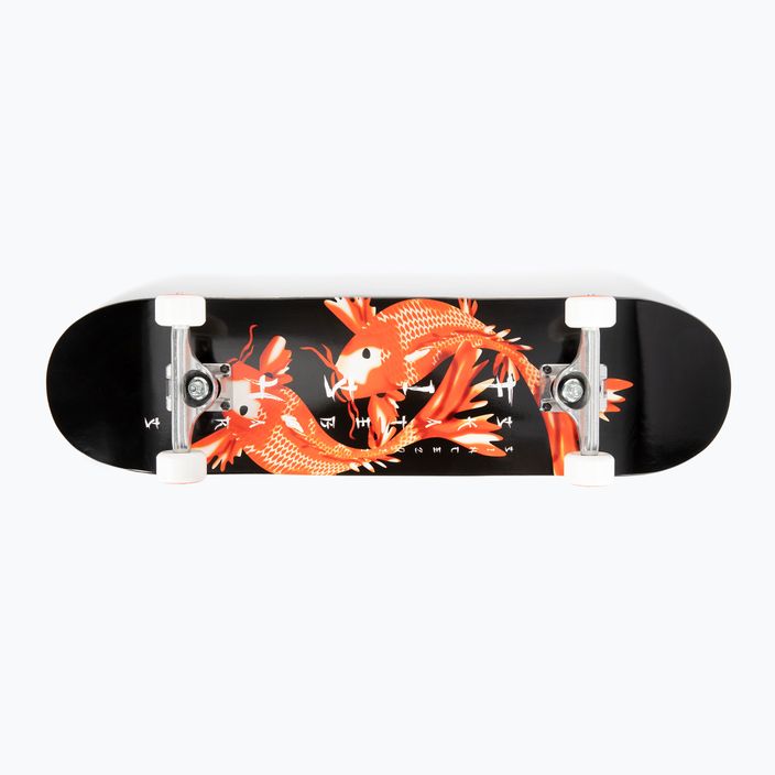 Fish Skateboards Pro 8.0" Koi klasszikus gördeszka fekete SKATE-KOI8-SIL-WHI 4