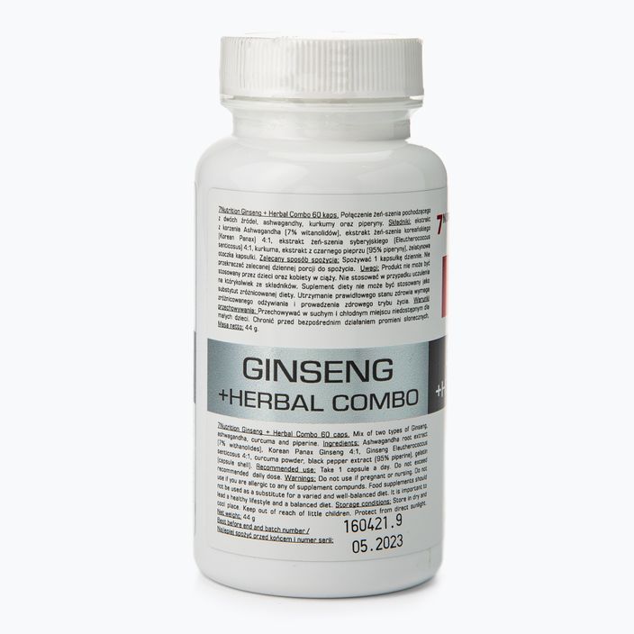 Ginseng + Gyógynövény Combo 7Nutrition idegrendszer 60 kapszula 7Nu000390 2