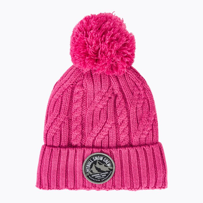 téli sapka Pitbull West Coast Beanie Snow Crew pink 6