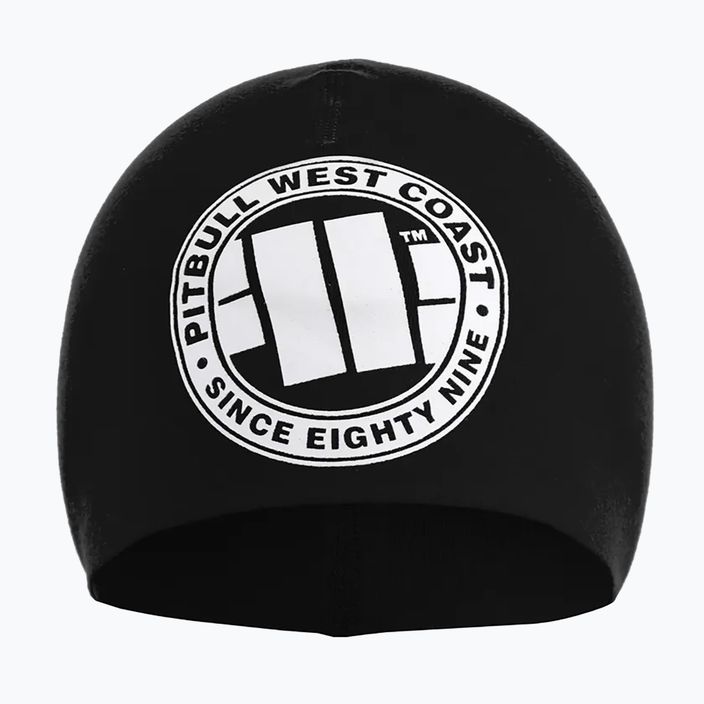 Pitbull West Coast téli sapka nagy logó fekete/fehér 2