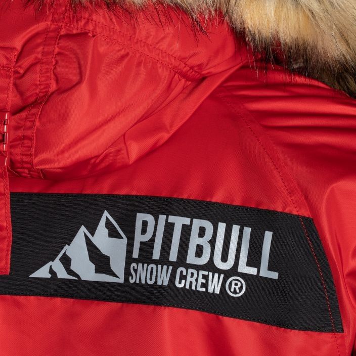 Férfi téli kabát Pitbull West Coast Fur Parka Alder red 14