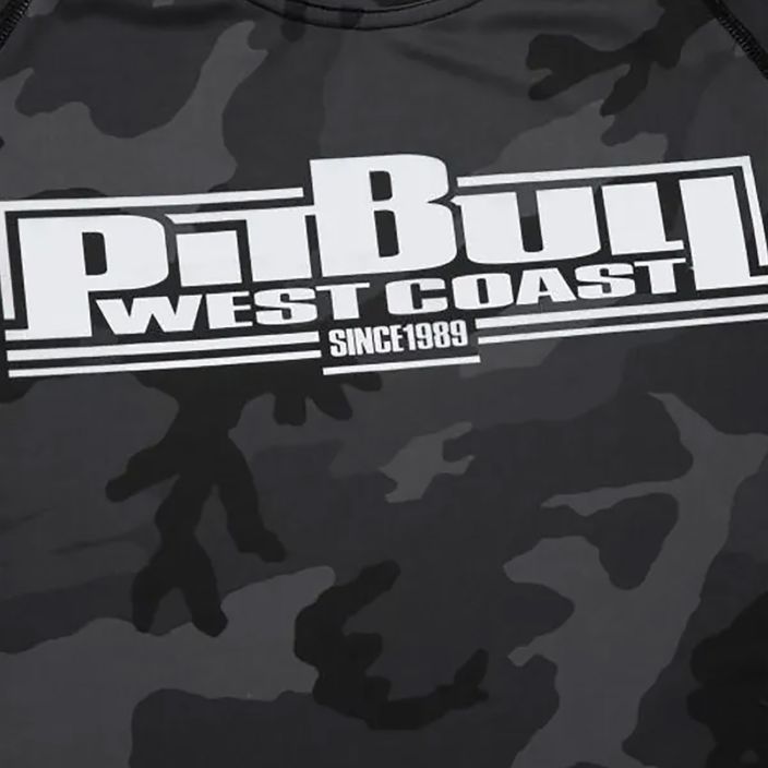 Női Rashguard Pitbull West Coast Rash T-S All black camo 3