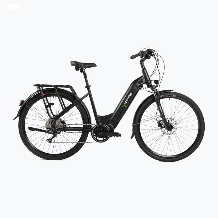 EcoBike D2 City/14Ah Smart BMS elektromos kerékpár fekete 1010319