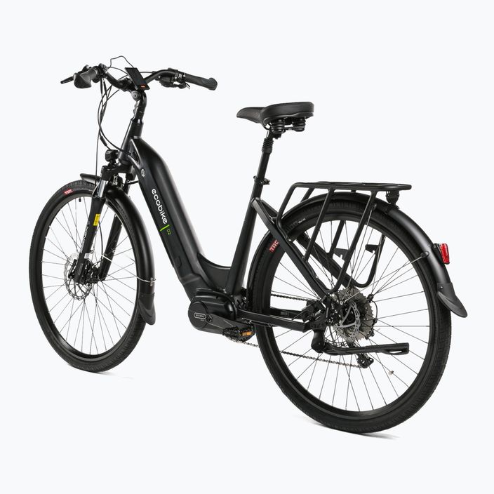 EcoBike D2 City/14Ah Smart BMS elektromos kerékpár fekete 1010319 3