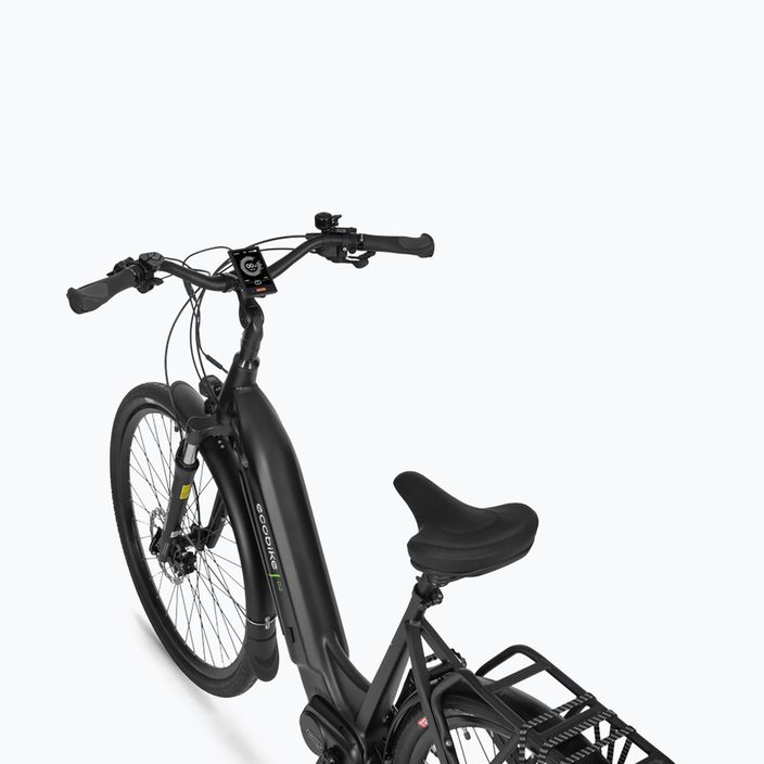 EcoBike D2 City/14Ah Smart BMS elektromos kerékpár fekete 1010319 9
